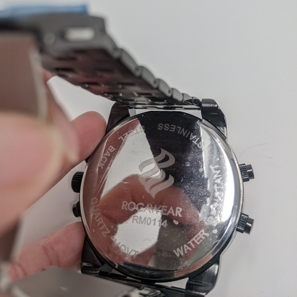 Rocawear Accessories Rocawear Mens Heavyweight 3 Time Zones Watch